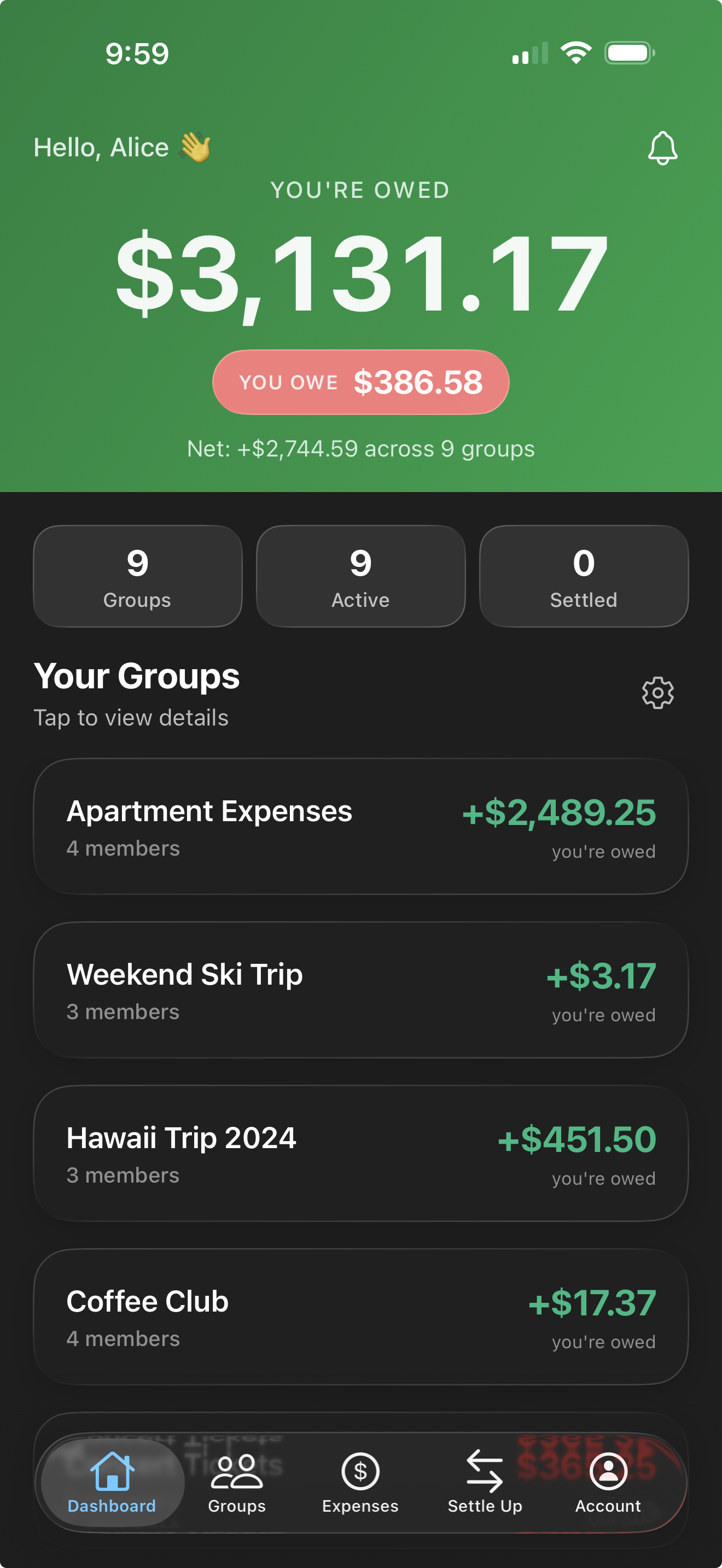 Dark Mode UI